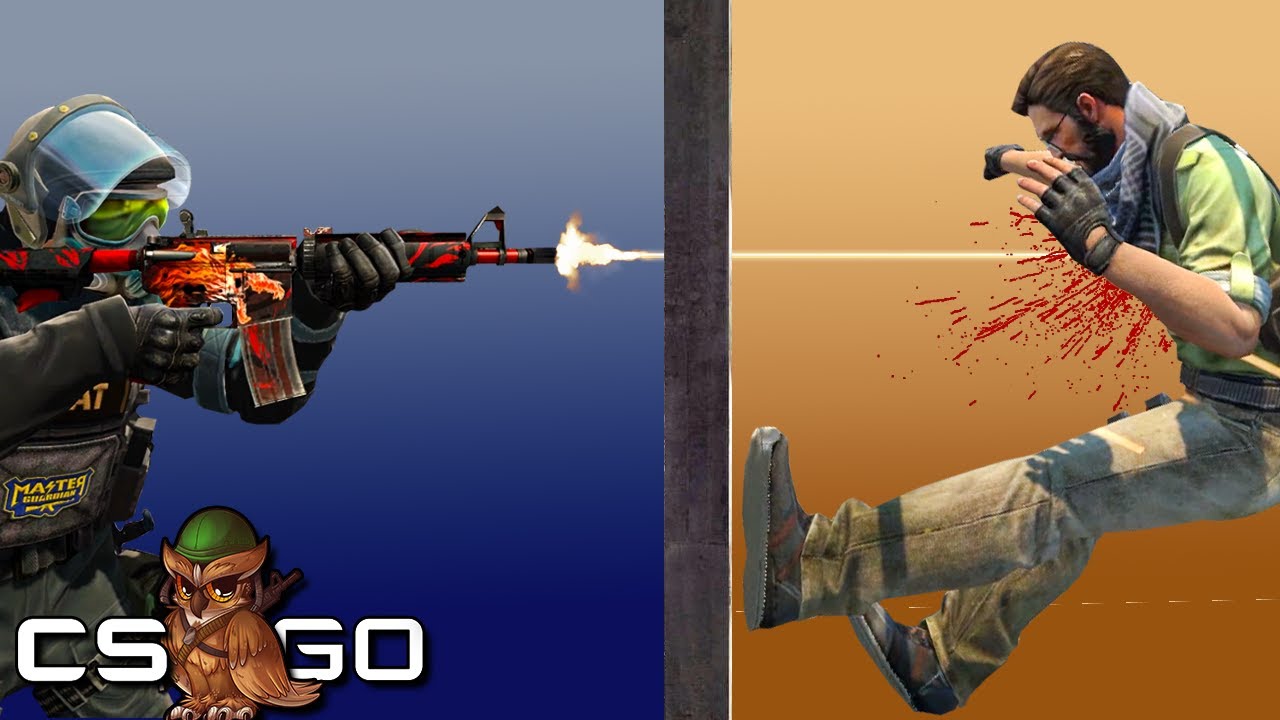 Соревновательный CS:GO, но можно простреливать любую стену