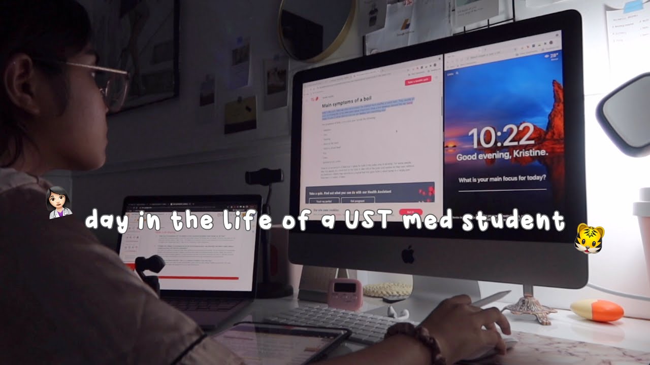 day in the life of a ust med student 🐯 | Kristine Abraham