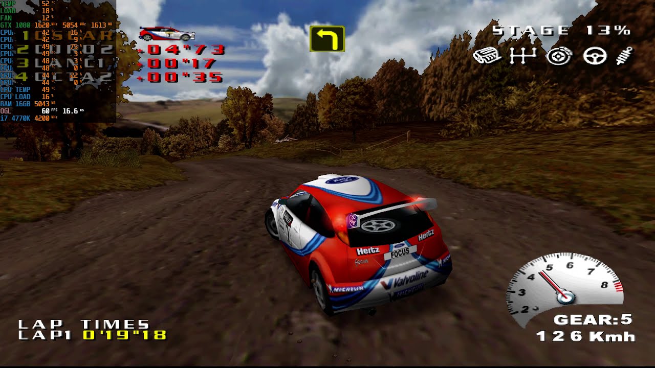 V-Rally 2 - REDREAM (Dreamcast Emulator) - 4K (Internal Resolution) - 60 fps