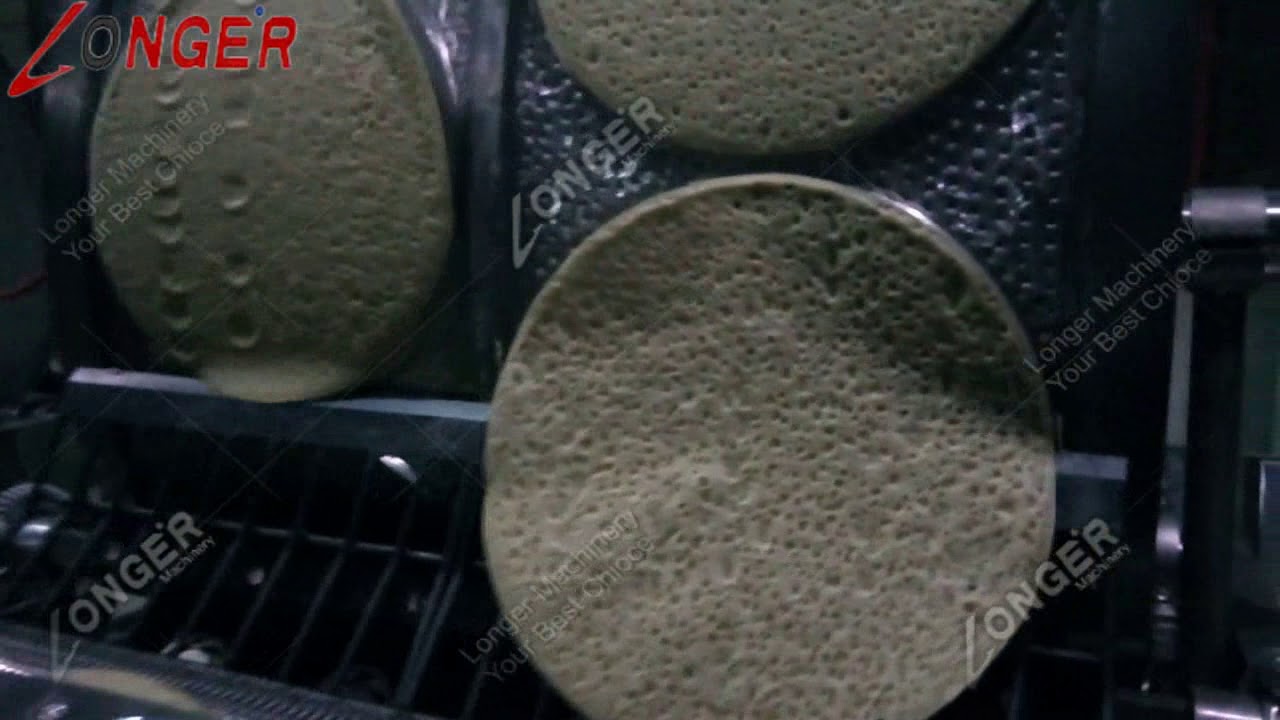 Automatic Injera Making Machine|Popiah Spring Roll Wrappers Maker Factory