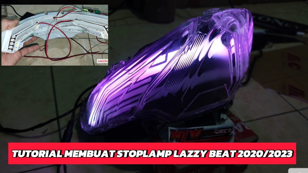 CARA MEMBUAT STOPLAMP LAZZY RGB BEAT DELUX/BEAT STREET 2020/2023||FULL LENGKAP