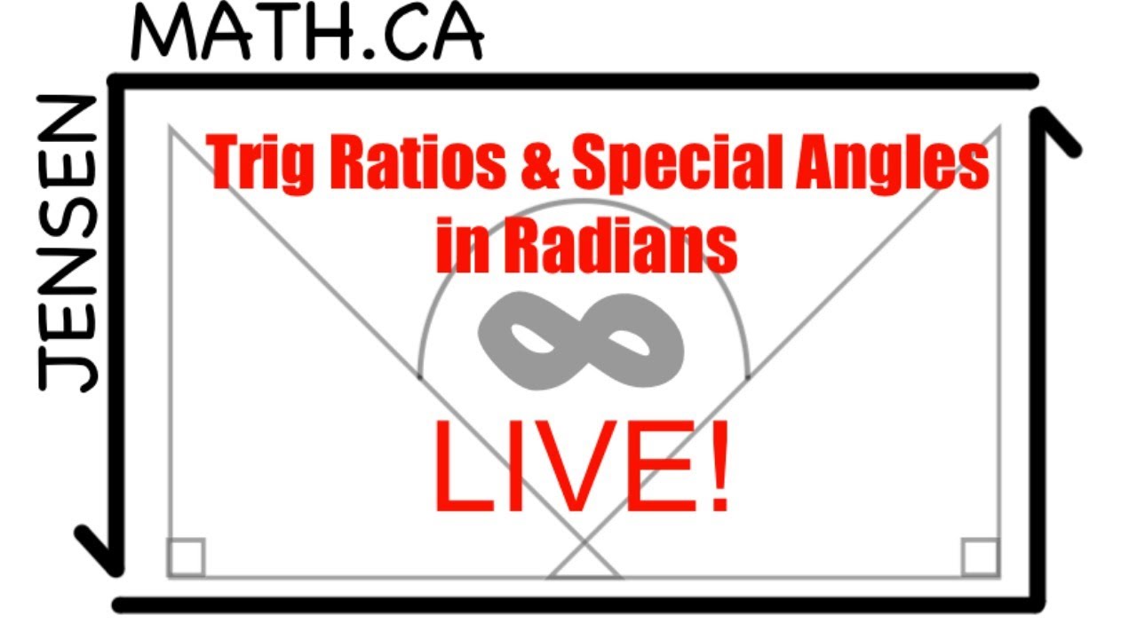 LIVE: Gr. 12 Advanced Functions - 4.2 Trig Ratios & Special Angles