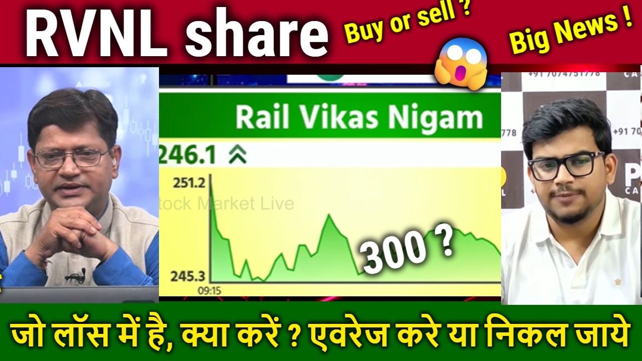 RVNL share latest news/future kya hai,kya karen ? RVNL,IRFC analysis,target 2026/railway stocks fall