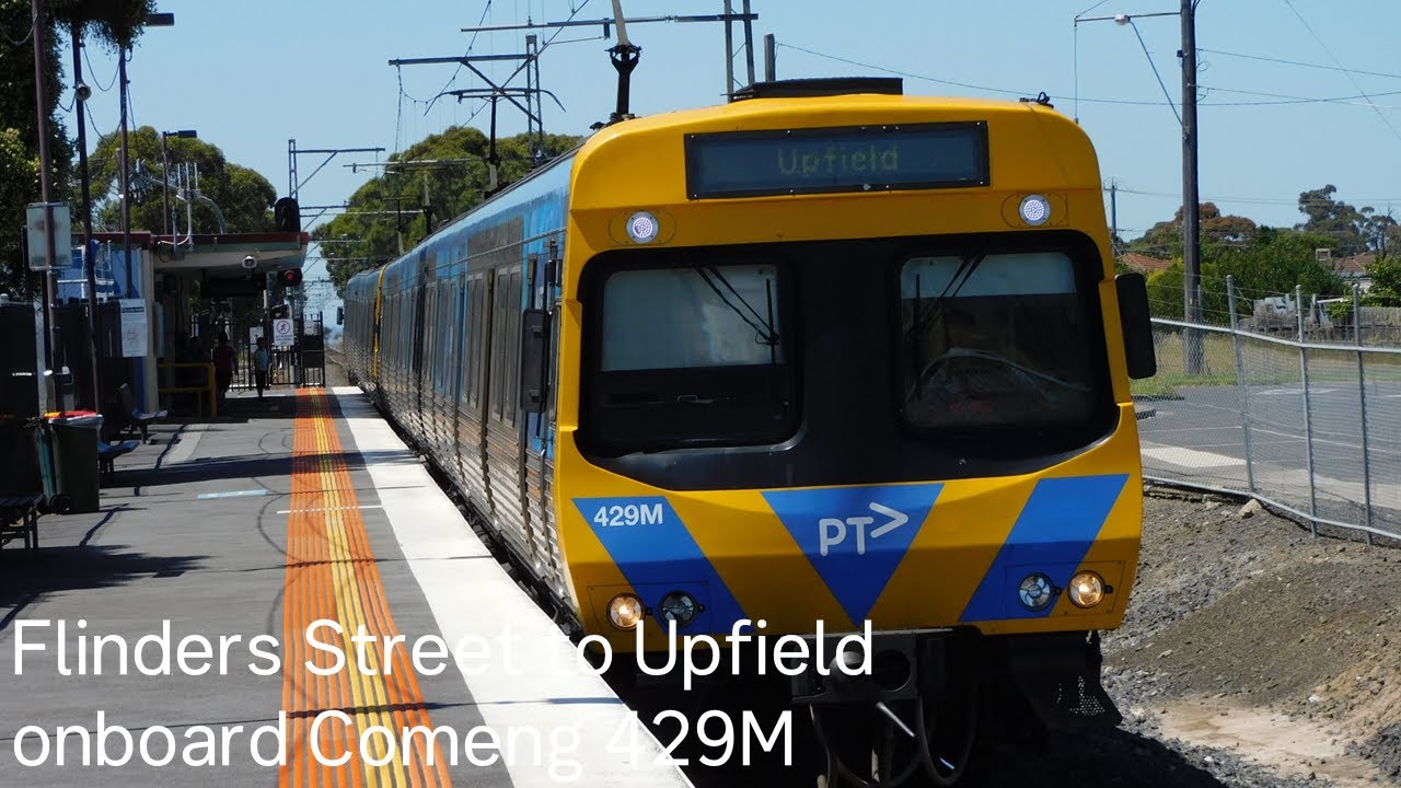 Flinders Street to Upfield onboard Comeng 429M