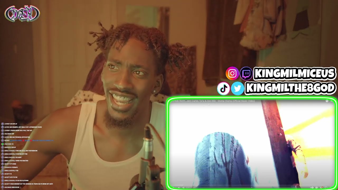 The 8 God Reacts to: Kyle Richh, Jenn Carter, TaTa, Dee Billz - Stomp Stomp (Music Video)