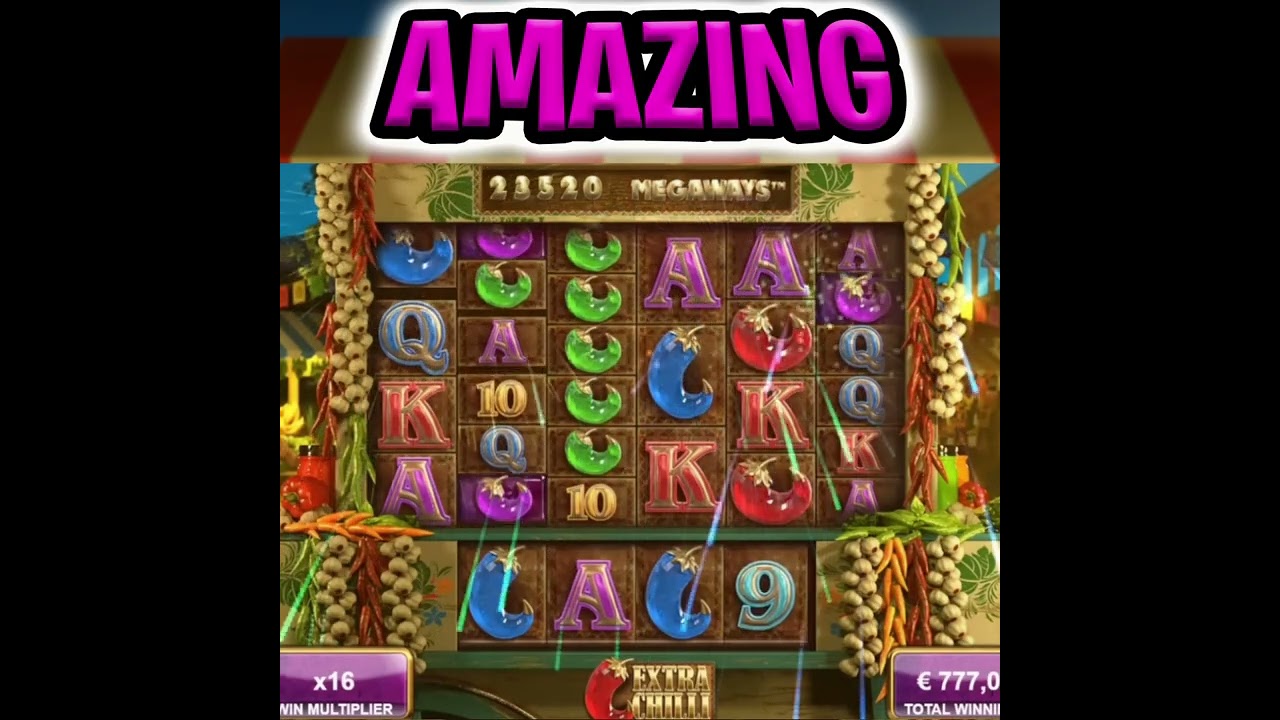 EXTRA CHILLI MEGAWAYS 🌶️ SLOT THE BEST BONUS EVER 😮 BIG WINS 