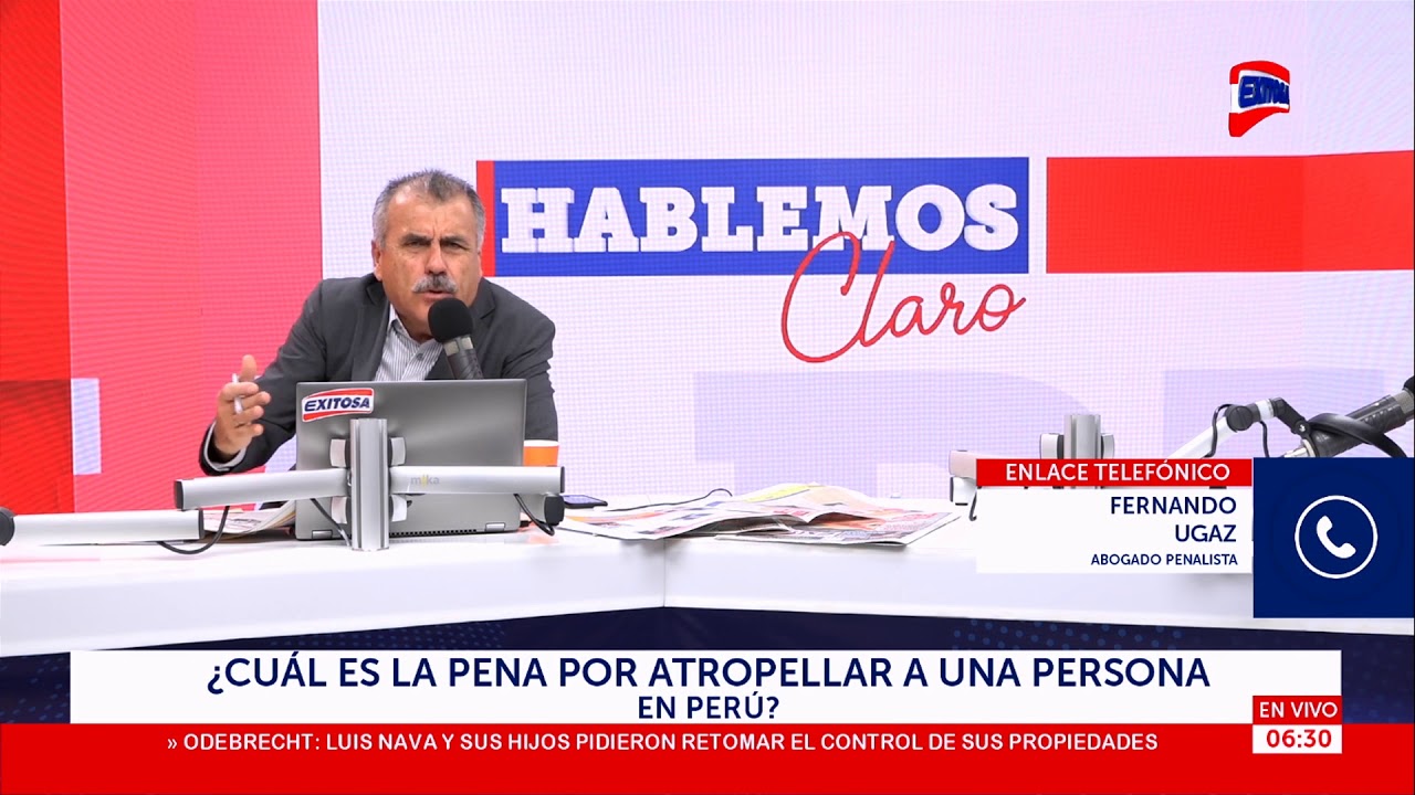 ¿Cuál es la pena por atropellar a una persona en Perú?
