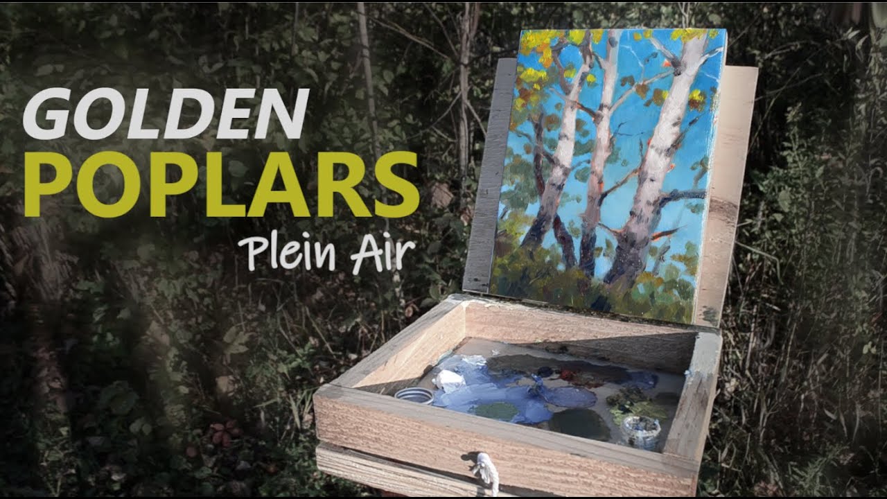 Loose Alla Prima Oil Painting of Trees | En Plein Air Challenge