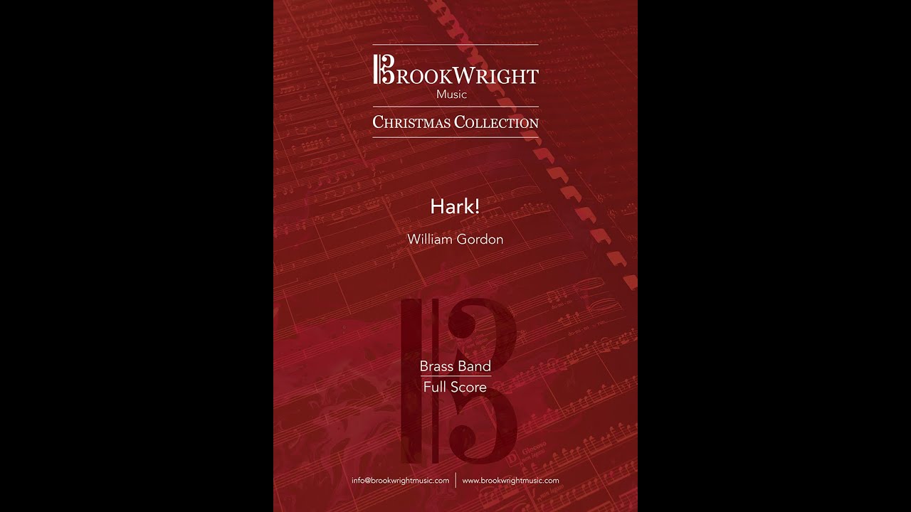 Hark! (Brass Band) William Gordon - Follow-the-score video