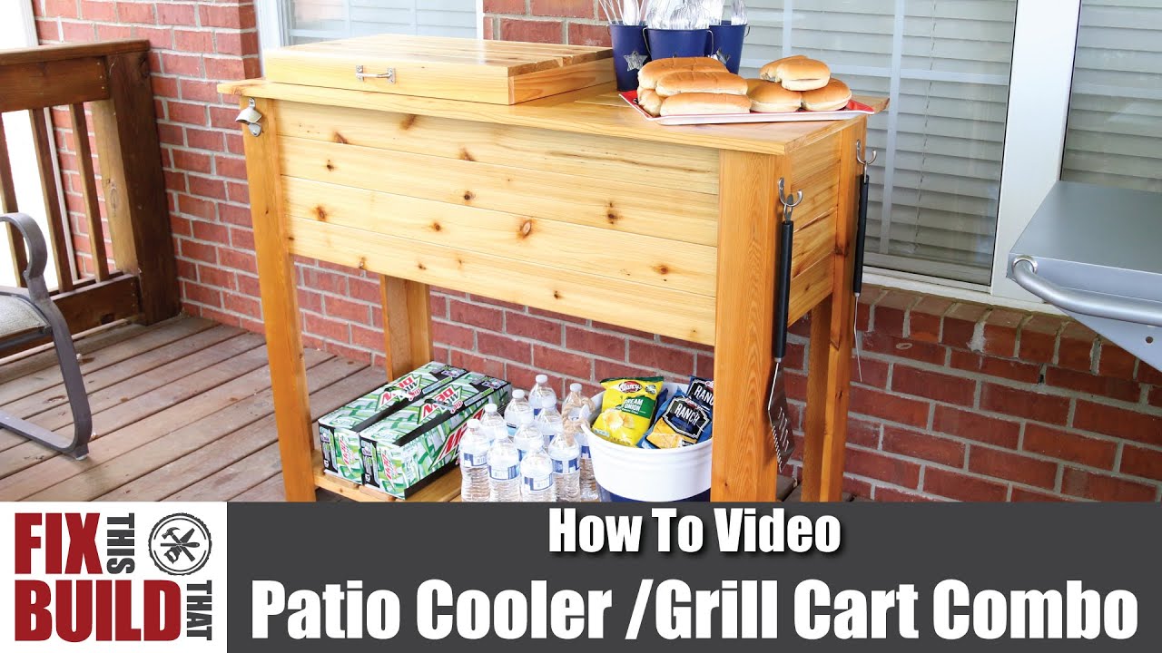 Patio Cooler & Grill Cart Combo | How to Make