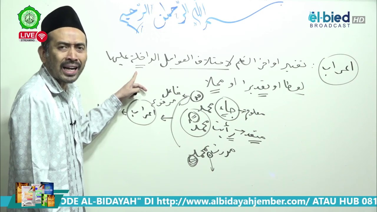 #47 NAHWU SHOROF DASAR METODE AL BIDAYAH - BAB ANWA'UL I'RAB (MACAM-MACAM I'ROB)