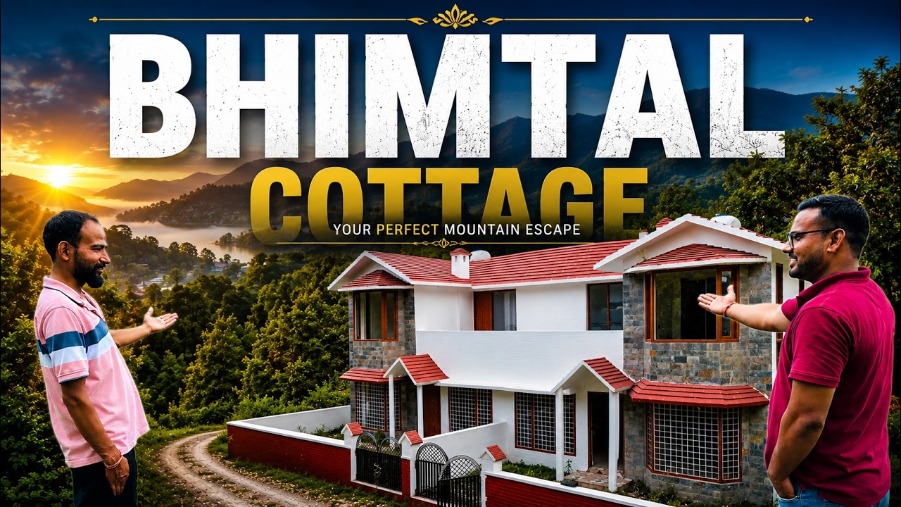 Kainchi Dham Mandir के पास Bhimtal में 4 Bhk Ready to Move Cottage Available for Sale @Best Price