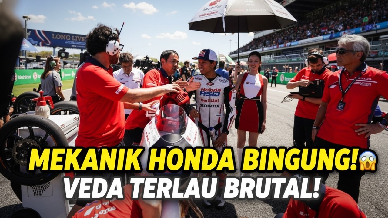 GILA! Mekanik Honda Shock Lihat Data Veda: 