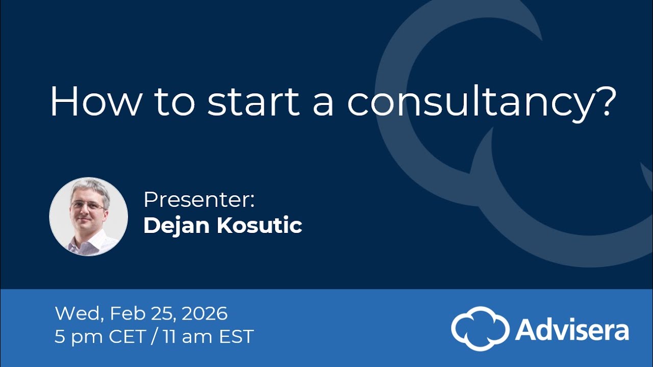 How to start a consultancy [live webinar]