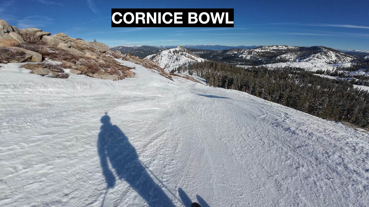 Cornice Bowl to Jagged Edge - Headwall Express - Palisades Tahoe, CA