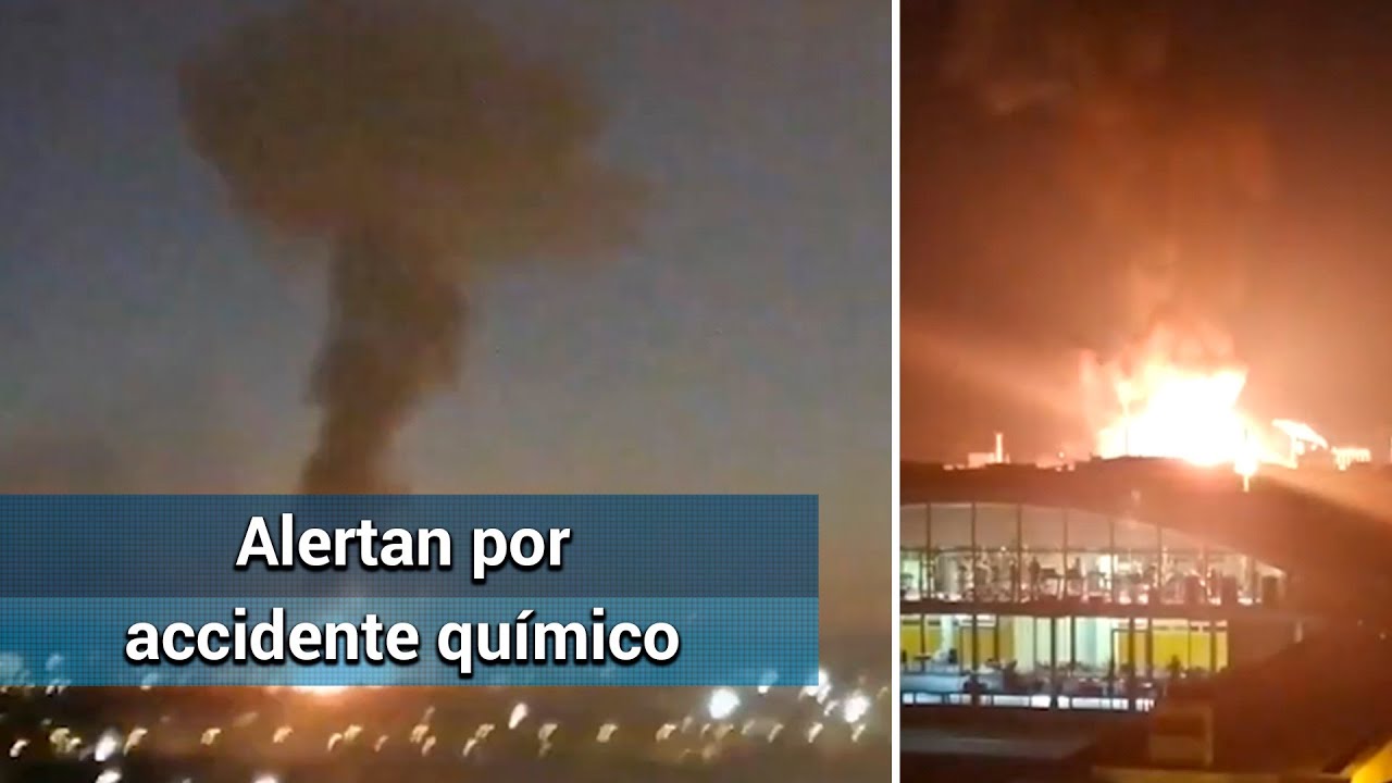 Reportan enorme explosión en zona industrial de Tarragona, España