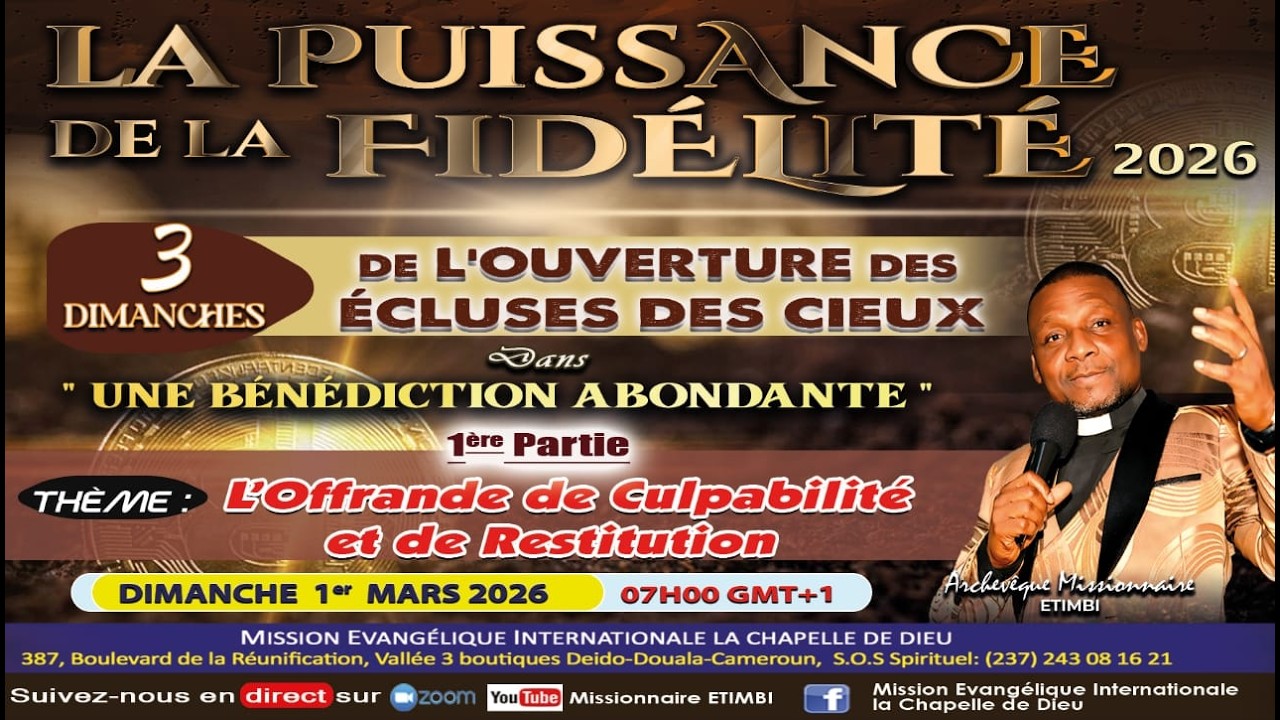 L'OFFRANDE DE CULPABILITE ET DE RESTITUTION
