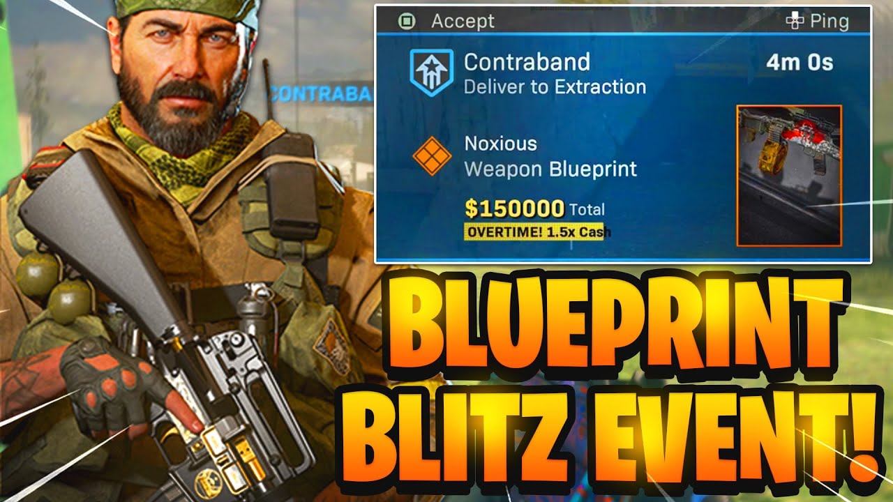 Call of Duty WARZONE: Ultimate BLUEPRINT BLITZ Event GUIDE! (Complete Contraband Contracts FAST)