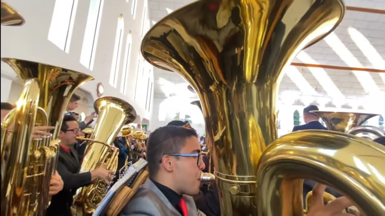 ENSAIO CABREÚVA / TUBAS DANDO UM SHOW 🔥🔥 HINO 384