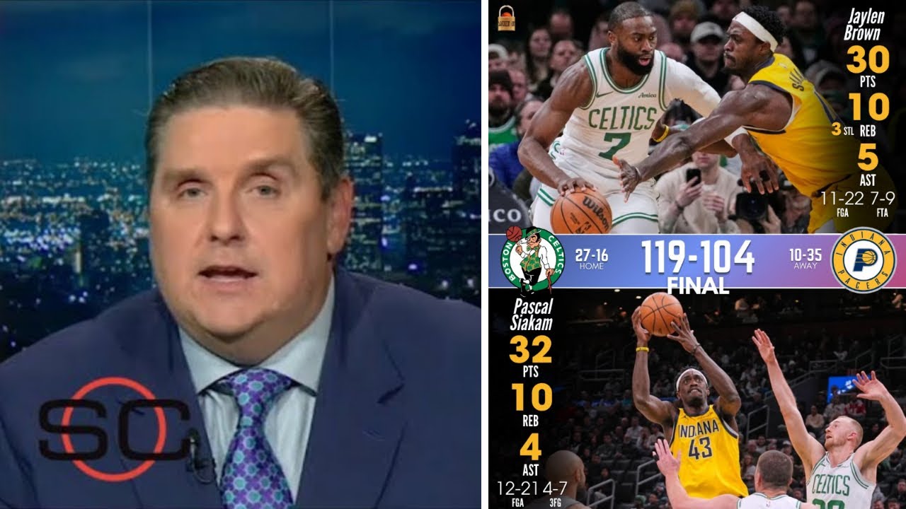 “This Dude Is CRAZY!” Windhorst Reacts as Jaylen Brown Drops 30 vs Pacers