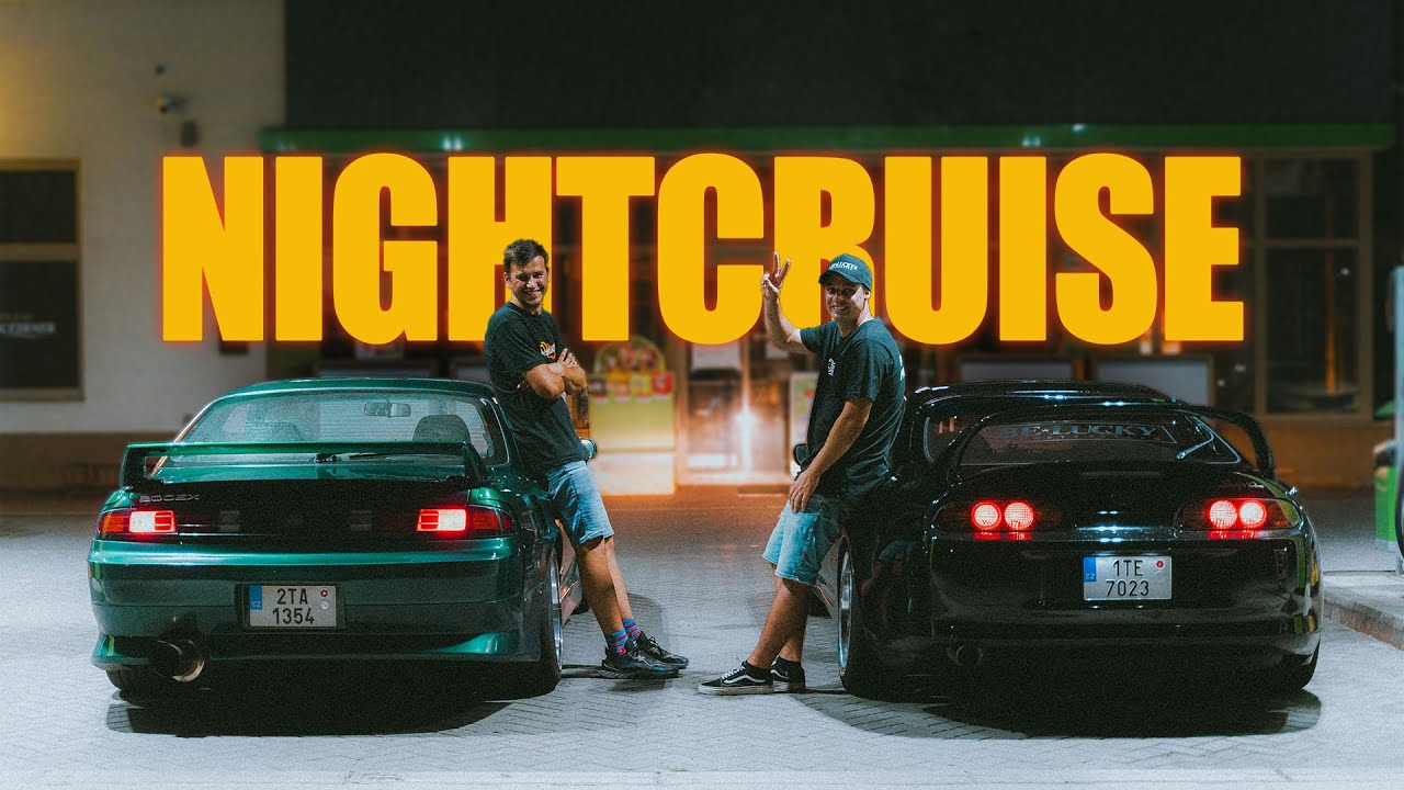 JDM Night Cruise | Nový podvozek na Supře | w/Han S14