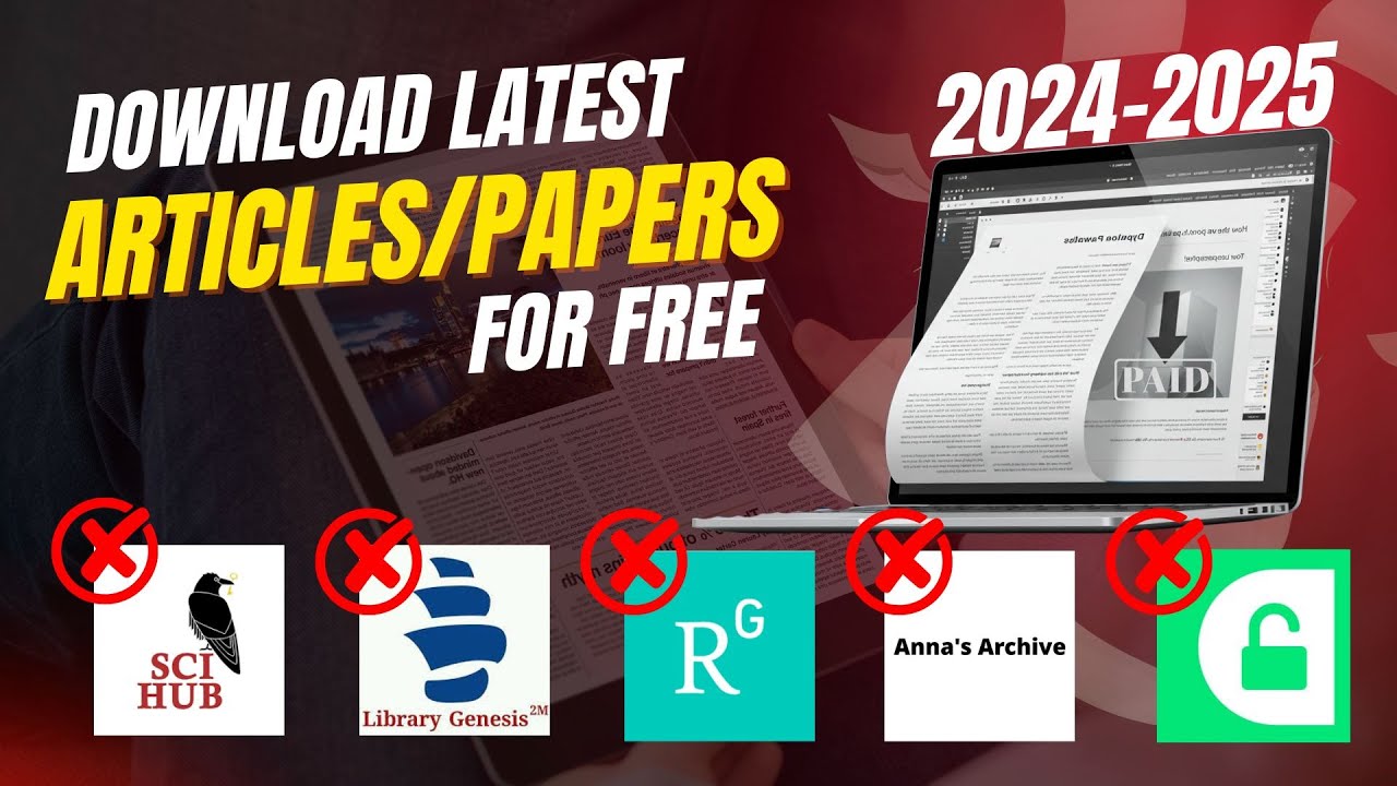 Level 04 || Download Latest Paid Articles/Papers Without Sci-Hub ( Guaranteed 2025 Working Methods).