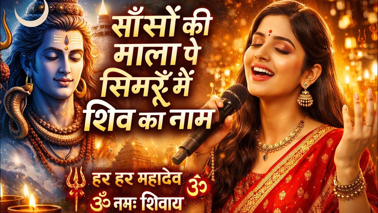 साँसों की माला पे सिमरूँ मैं शिव का नाम | भावपूर्ण शिव भजन | हर हर महादेव | 2026