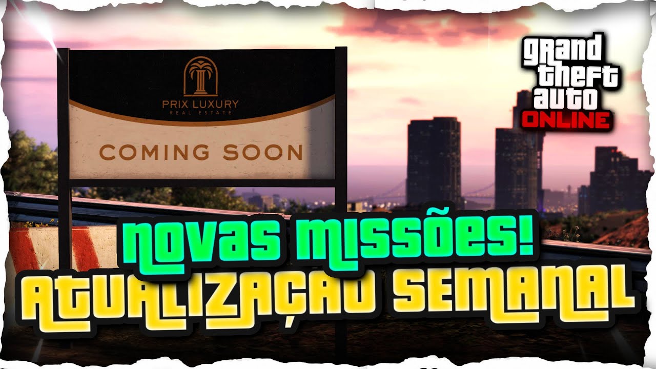 NOVAS MISSÕES, TRIPLO DINHEIRO E DESCONTOS! - ATUALIZAÇÃO SEMANAL DO GTA ONLINE