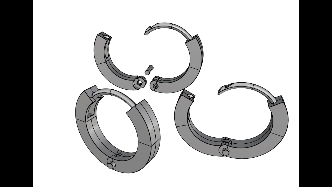 How to make a pair of 18kt gold hoop earrings, handmade