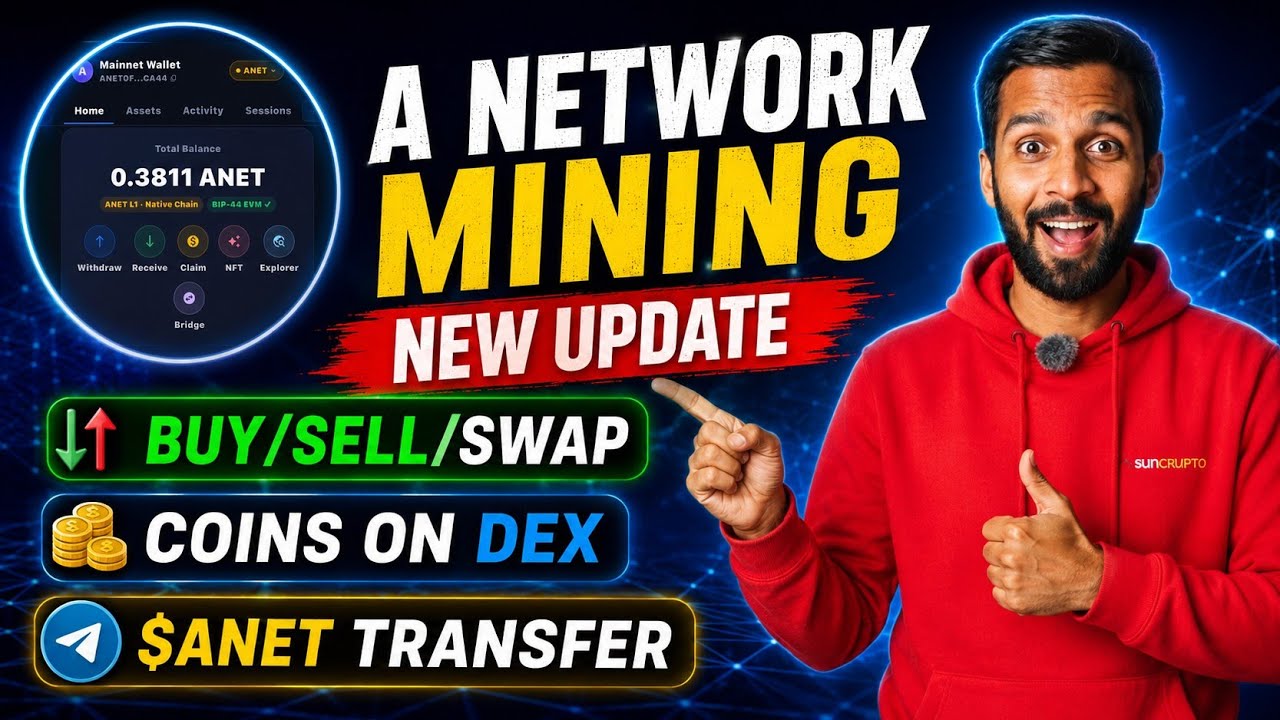 📌A NETWORK MINING&diams;️23 MAY NEW UPDATE🤯BUY/SELL/SWAP START ON DEX🔴$ANET TRANSFER 