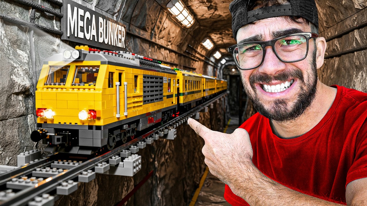 Я СТРОЮ ПОЕЗД LEGO В МЕГАБОМБОУБЕЖИЩЕ ЭП.2