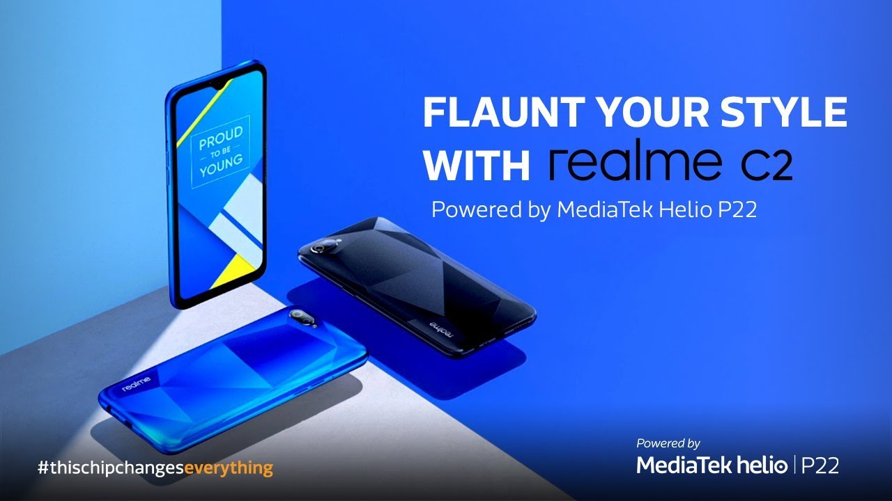 Flaunt your Style with Realme C2 : Powered by MediaTek Helio P22