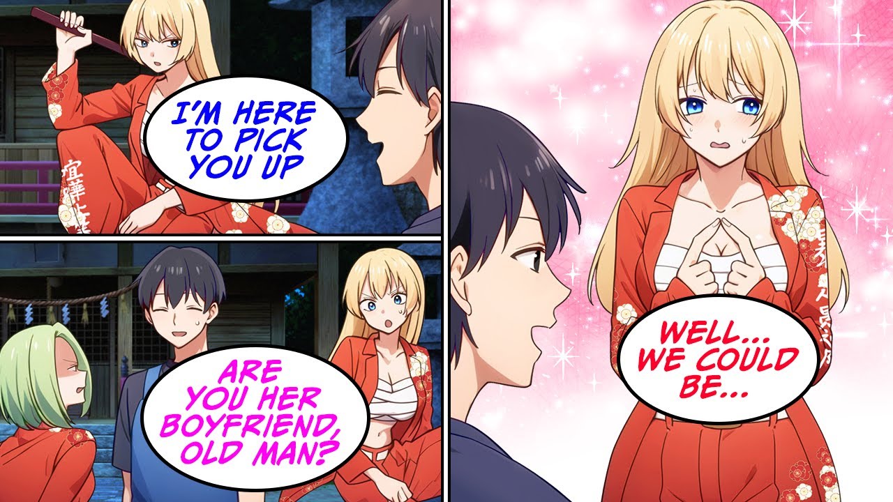 [Manga Dub] When I go to pick up a delinquent gang leader from their meeting [RomCom]