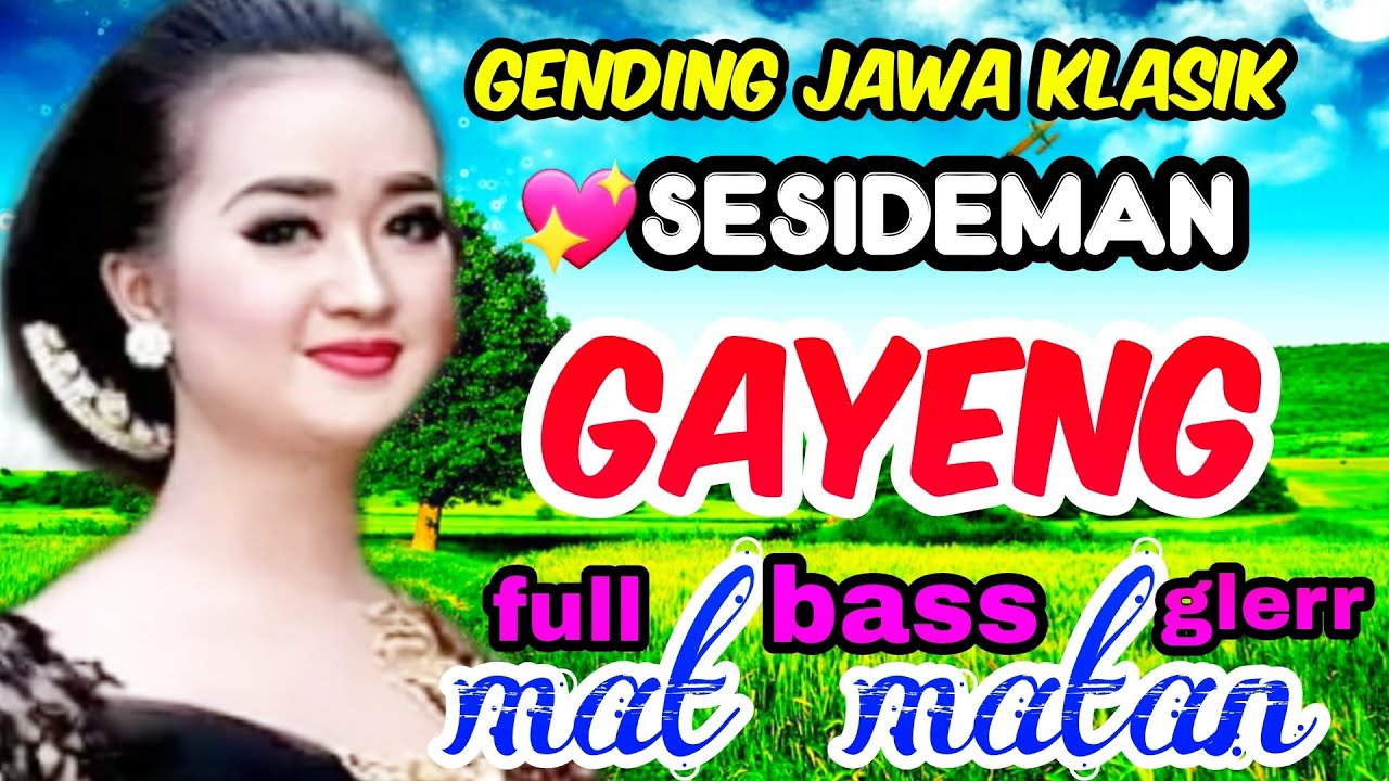 🔴GENDING JAWA KLASIK FULL BASS GLERRR❗ENAK DI DENGARKAN SAMBIL NGOPI 