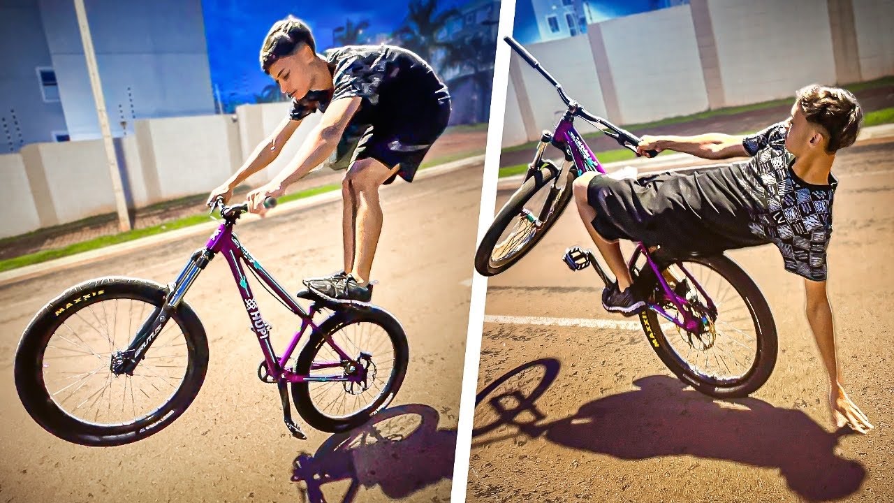 Mandei ￼Grau Pela Primeira Com Minha Bike Nova!