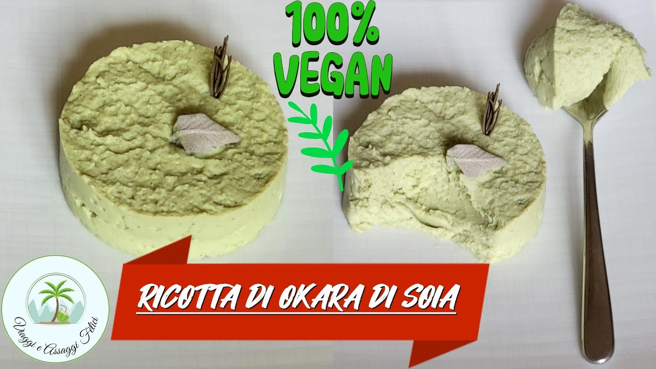 Ricotta cremosa di okara di soia