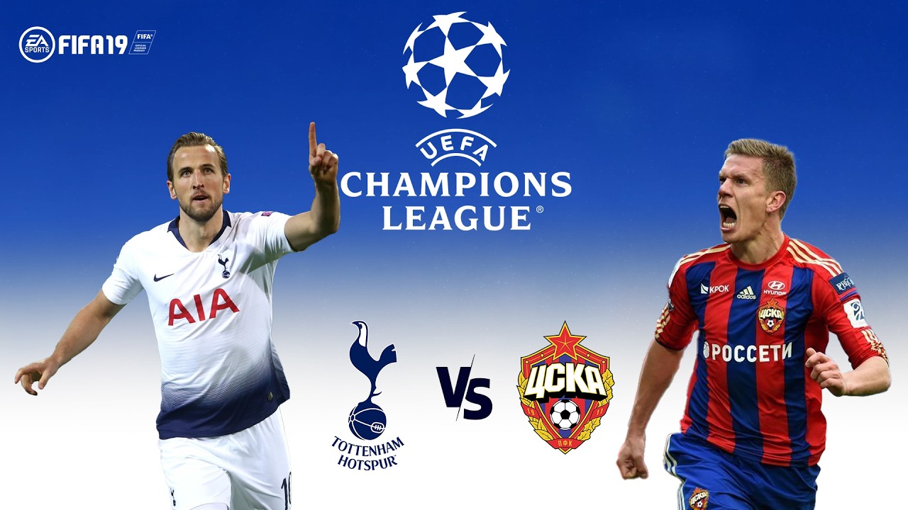 Tottenham Hotspur vs CSKA Moscow | UEFA Champions League | FIFA 19  gameplay