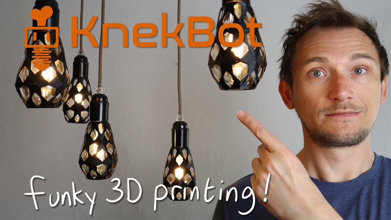 3D printing a designer lampshade