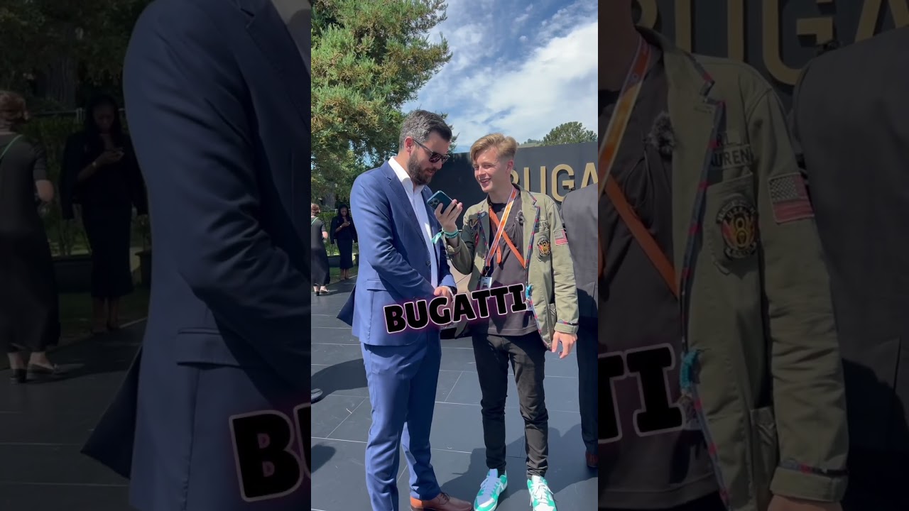 Mate Rimac - CEO of Bugatti #bugatti #rimac #shorts #luxury