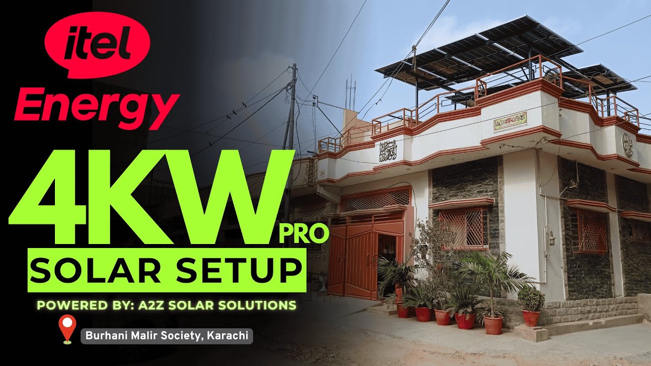 Unveiling Itel Pro 4KW Hybrid Solar Setup | Burhani Malir Society 2025