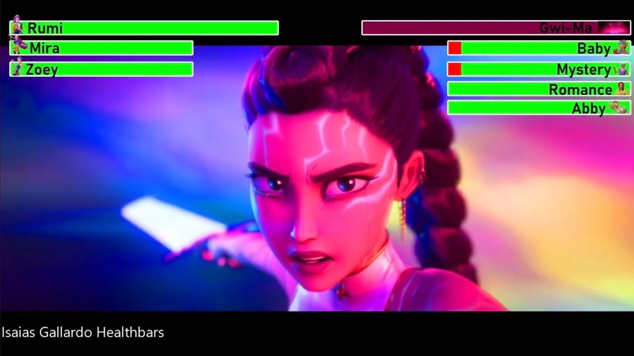 KPop Demon Hunters (2025) Final Battle with healthbars 2/2