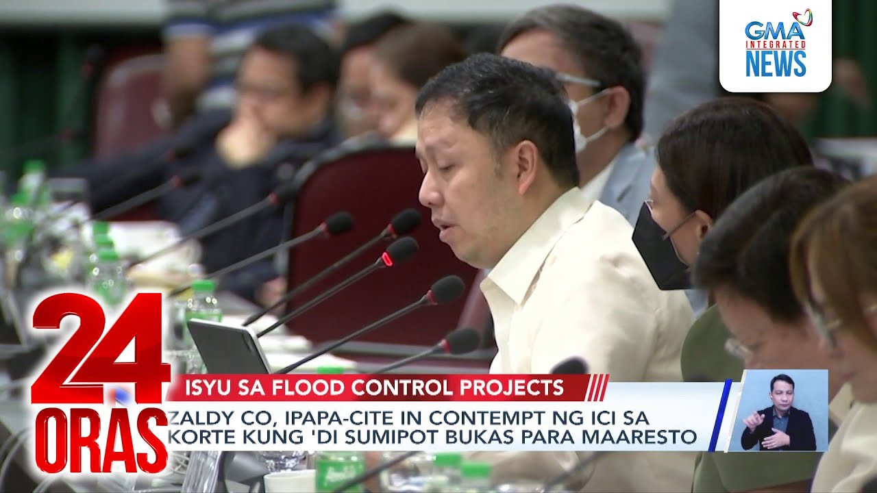 Zaldy Co faces contempt if he fails to attend Oct. 14 hearing | 24 Oras
