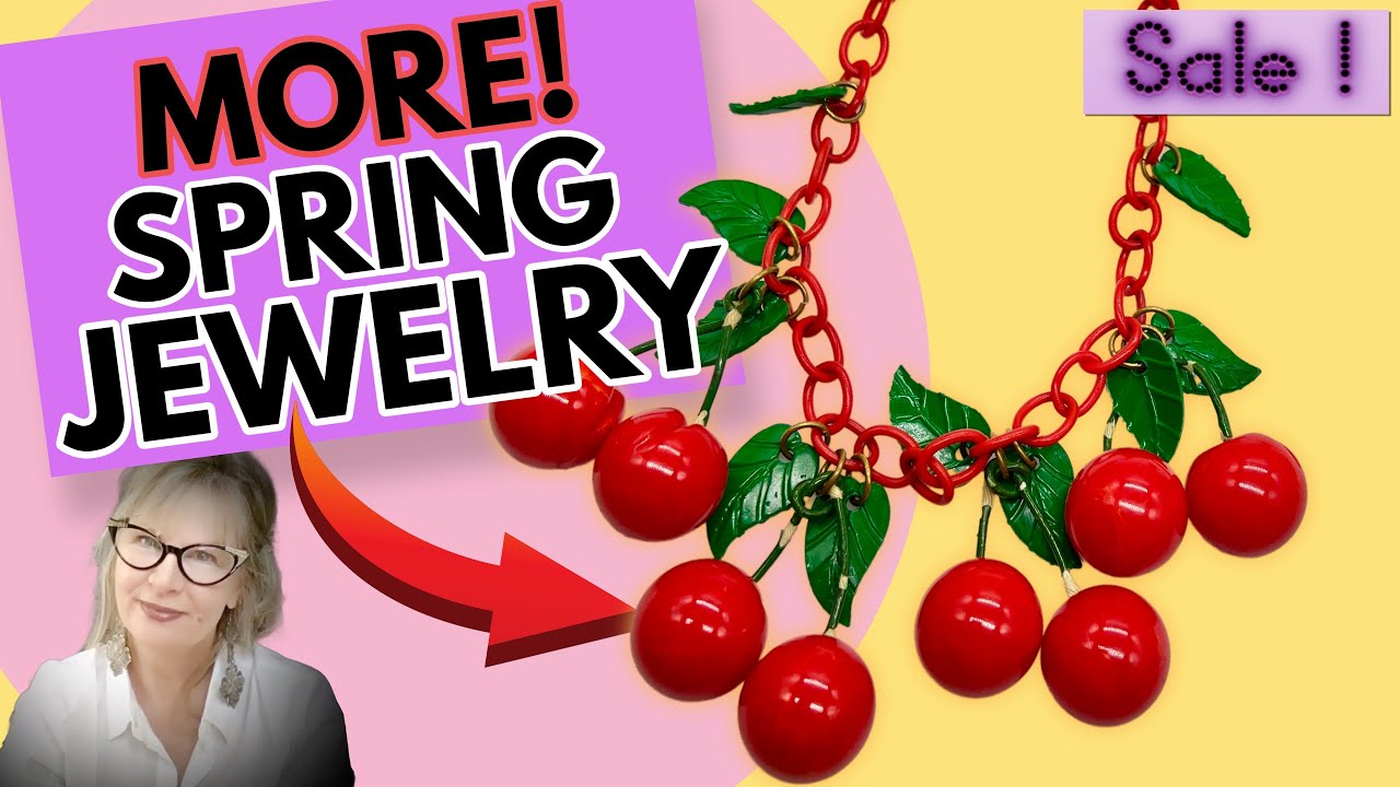 MORE Spring Time JEWELRY for SALE ! Bakelite !