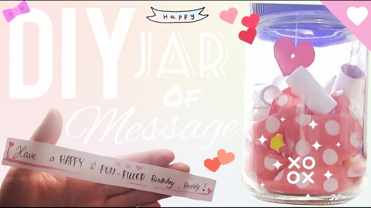 DIY Simple Gift - Message in a jar
