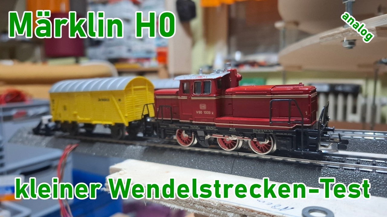 Märklin H0 | Wendeltest mal analog