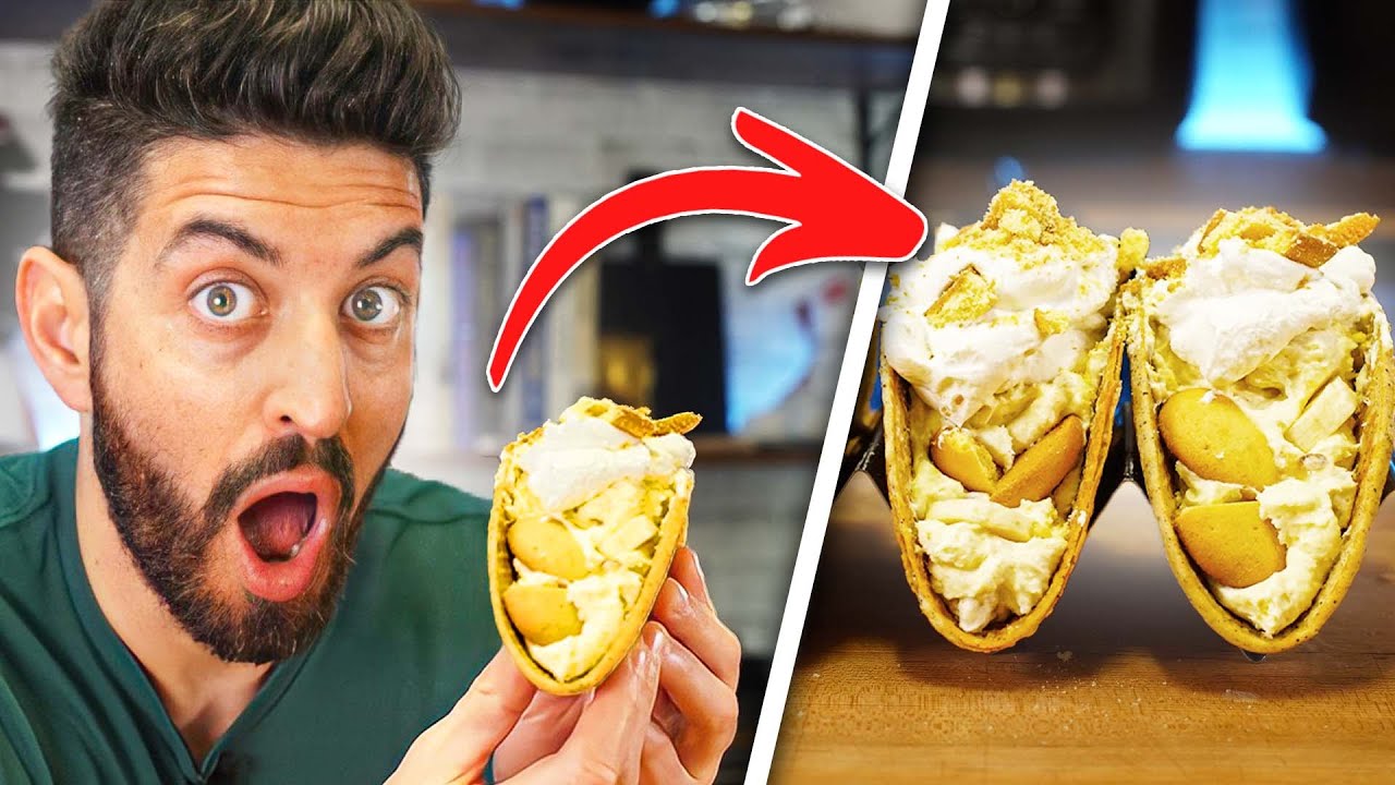 Banana Pudding tacos! You've never seen Banana Pudding like this before!