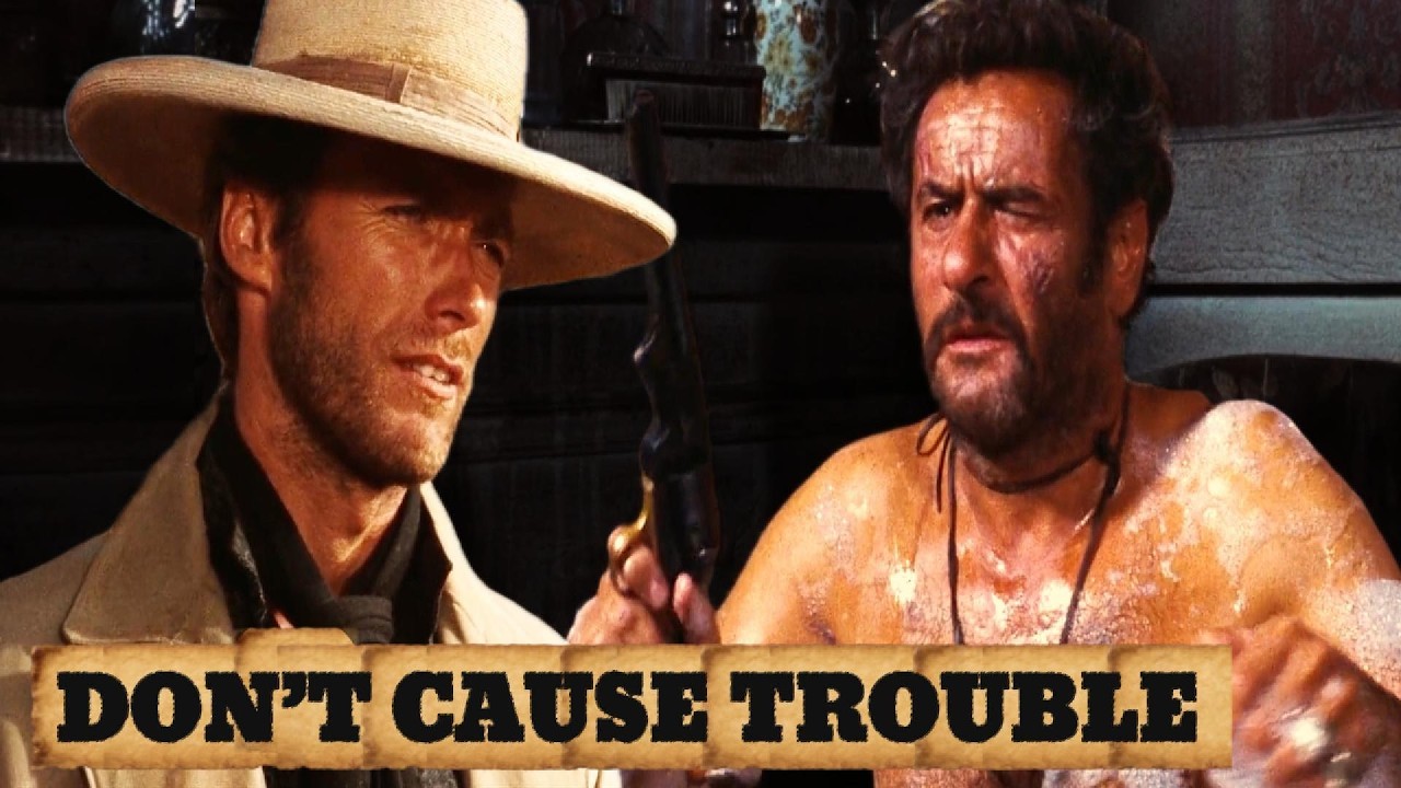 Don’t Pick a Fight With the Cowboy Duo Clint Eastwood and Eli Wallach | #movies #cowboys #stopbully