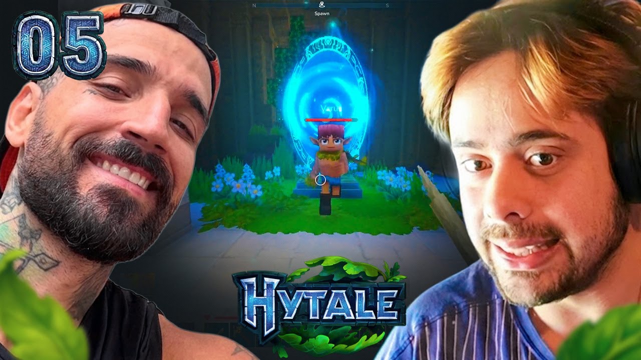 YODA e BRTT jogando HYTALE, O MINECRAFT MELHORADO! DIA 02 | EP.05