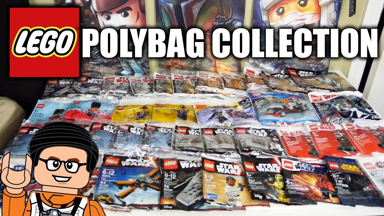My 2018 LEGO Polybag Collection! - Chrome Stormtrooper, Darth Revan, & More!