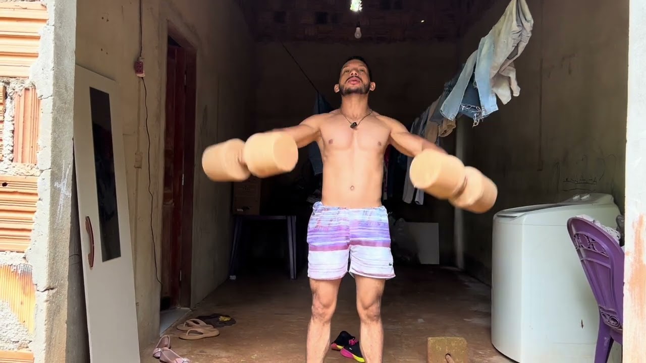 🔥 Treino em Casa (Ombro, Peito e Tríceps)